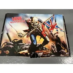 RARE Vans Iron Maiden x SK8-Hi LX The Trooper Skate Shoes Heavy Metal Rare Rock Vans Sk8-hi X Iron Maiden  main image 3
